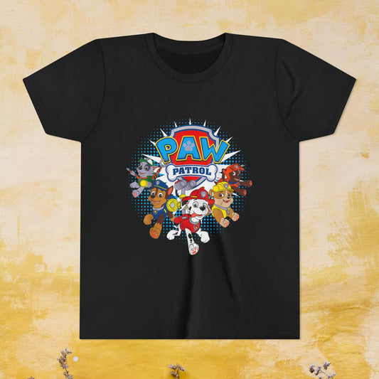 Paw Patrol T-shirt - Animation TV Series Youth Short Sleeve Tee