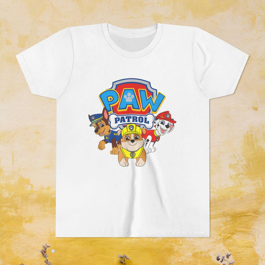Paw Patrol T-shirt - Animation TV Series Youth Short Sleeve Tee