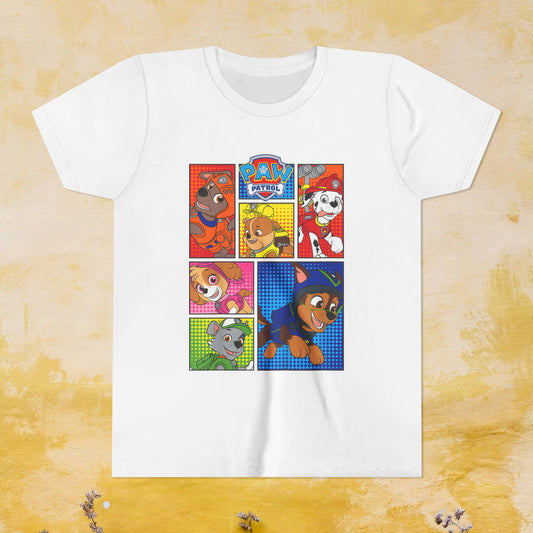 Paw Patrol T-shirt - Animation TV Series Youth Short Sleeve Tee