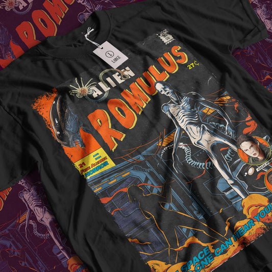 Alien Romulus Horror Sci-fi Movie | Unisex Graphic Short Sleeve Tee