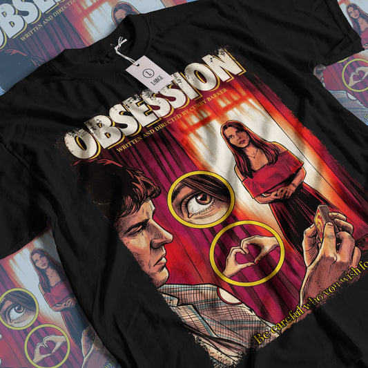 Obsession Horror Movie T-Shirt | Unisex Graphic Short Sleeve Tee