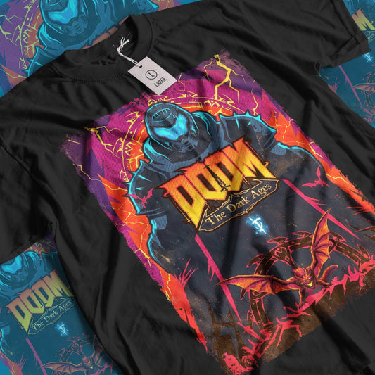 Doom The Dark Age Video Game T-Shirt | Unisex Graphic Short Sleeve Tee
