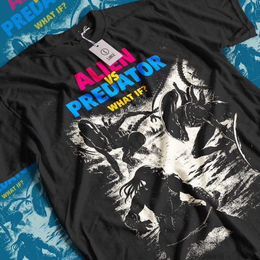Alien Vs Predator Sci-fi Movie T-Shirt | Unisex Graphic Short Sleeve Tee