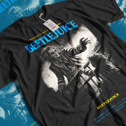 Beetlejuice Horror Movie T-Shirt | Unisex Graphic Short Sleeve Tee