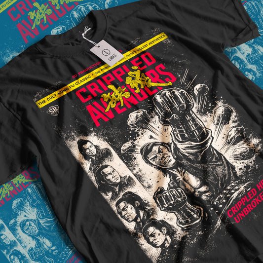 Crippled Avengers Movie T-Shirt | Unisex Graphic Short Sleeve Tee