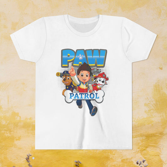 Paw Patrol T-shirt - Animation TV Series Youth Short Sleeve Tee