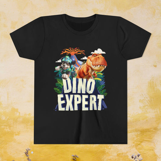 Dino Expert - Paw Patrol: The Dino Movie T-shirt - Animation TV Series Youth Short Sleeve Tee