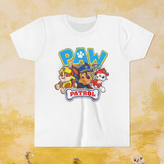 Paw Patrol T-shirt - Animation TV Series Youth Short Sleeve Tee
