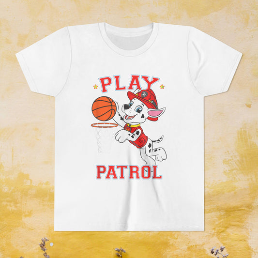 Play Patrol - Paw Patrol T-shirt - Animation TV Series Youth Short Sleeve Tee