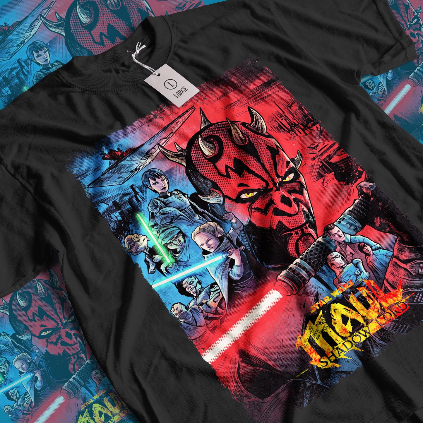 Star Wars Maul - Shadow Lord TV Series | Unisex Graphic Short Sleeve Tee