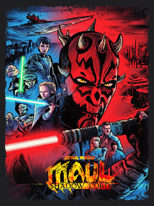 Star Wars Maul - Shadow Lord TV Series | Unisex Graphic Short Sleeve Tee