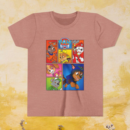 Paw Patrol T-shirt - Animation TV Series Youth Short Sleeve Tee