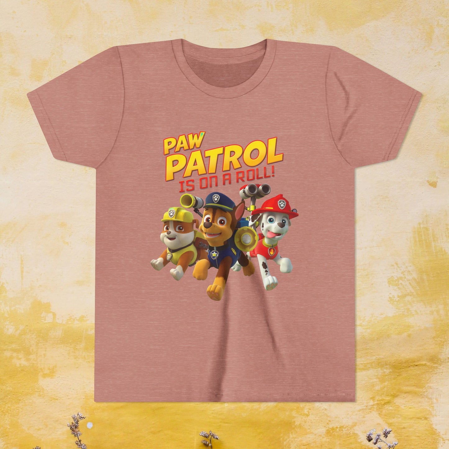 Paw Patrol is On a Roll - Paw Patrol T-shirt - Animation TV Series Youth Short Sleeve Tee