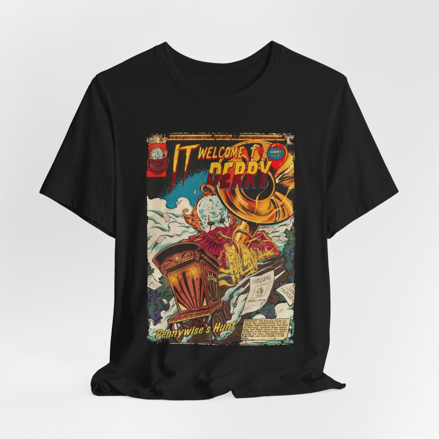 IT Welcome To Derry Horror TV Series | Unisex Graphic Short Sleeve Tee