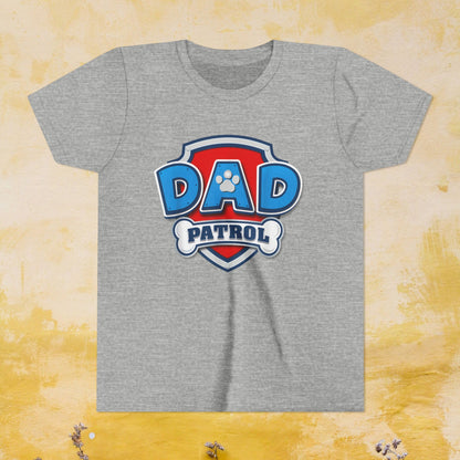 Dad Patrol - Paw Patrol Father's Day T-shirt - Animation TV Series Youth Short Sleeve Tee