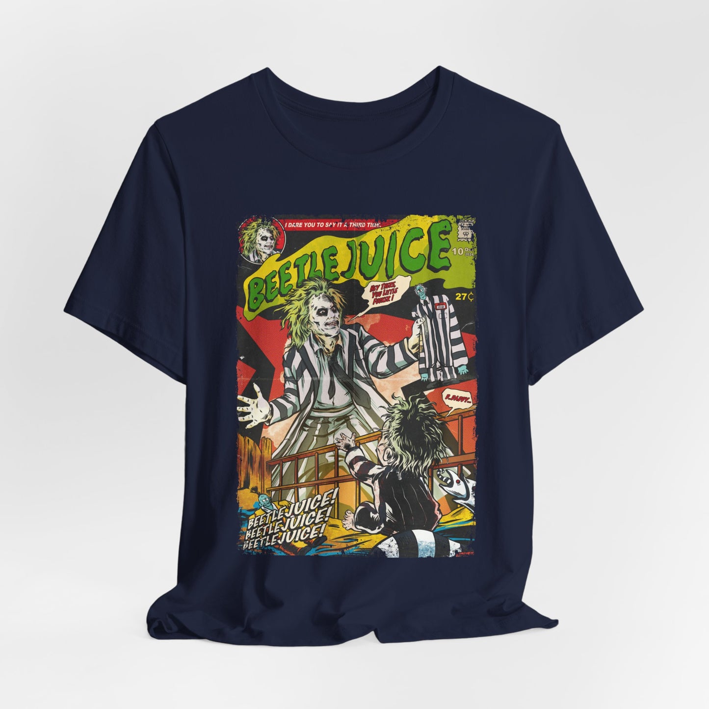 Beetlejuice Horror Movie | Unisex Graphic Short Sleeve Tee