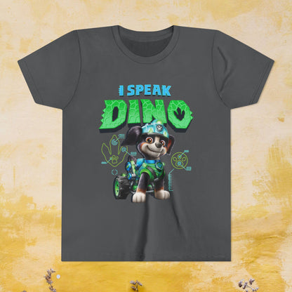 I Speak Dino - Paw Patrol: The Dino Movie T-shirt - Animation TV Series Youth Short Sleeve Tee