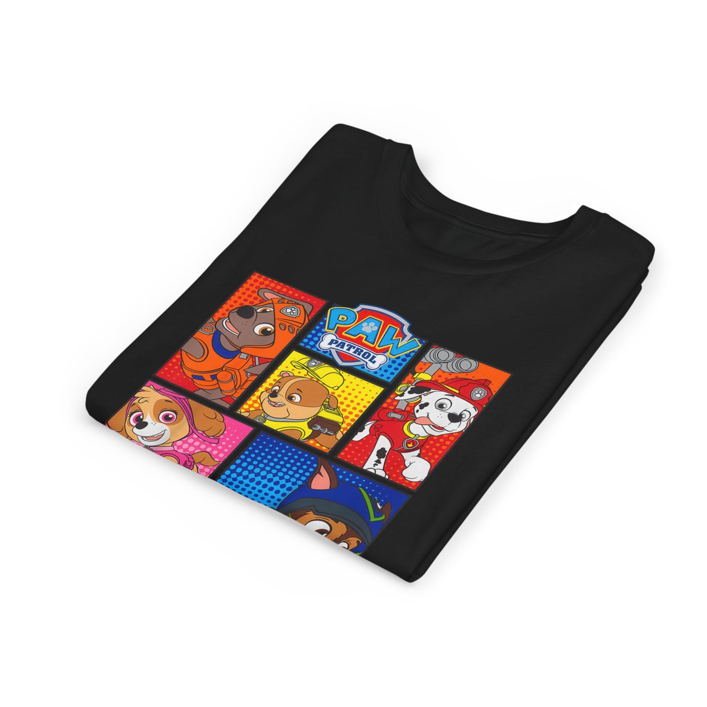 Paw Patrol T-shirt - Animation TV Series Youth Short Sleeve Tee