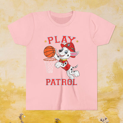 Play Patrol - Paw Patrol T-shirt - Animation TV Series Youth Short Sleeve Tee