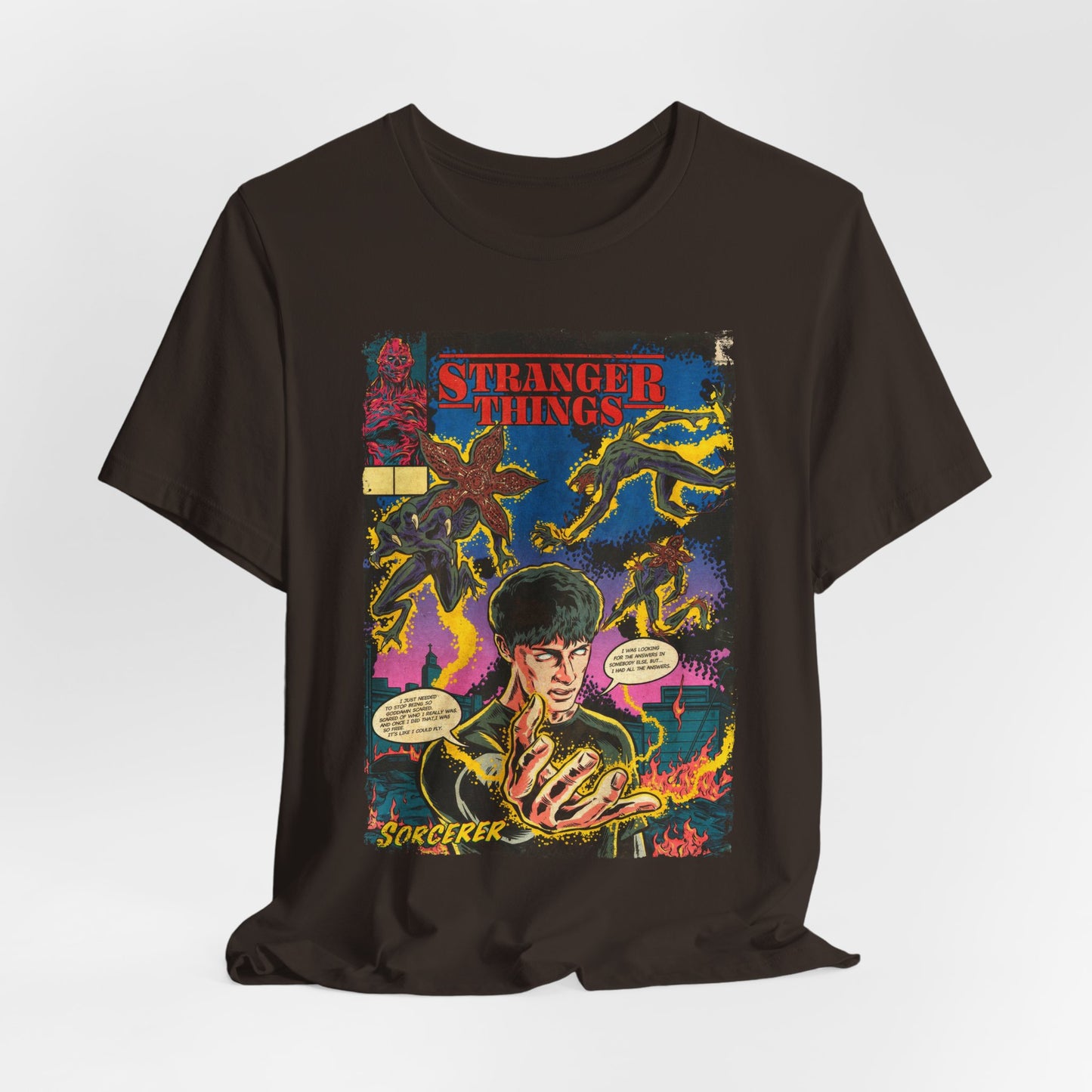 Stranger Things Horror Sci-Fi TV Series | Unisex Graphic Short Sleeve Tee