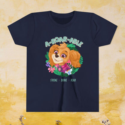 A-Roar-able - Paw Patrol: The Dino Movie T-shirt - Animation TV Series Youth Short Sleeve Tee