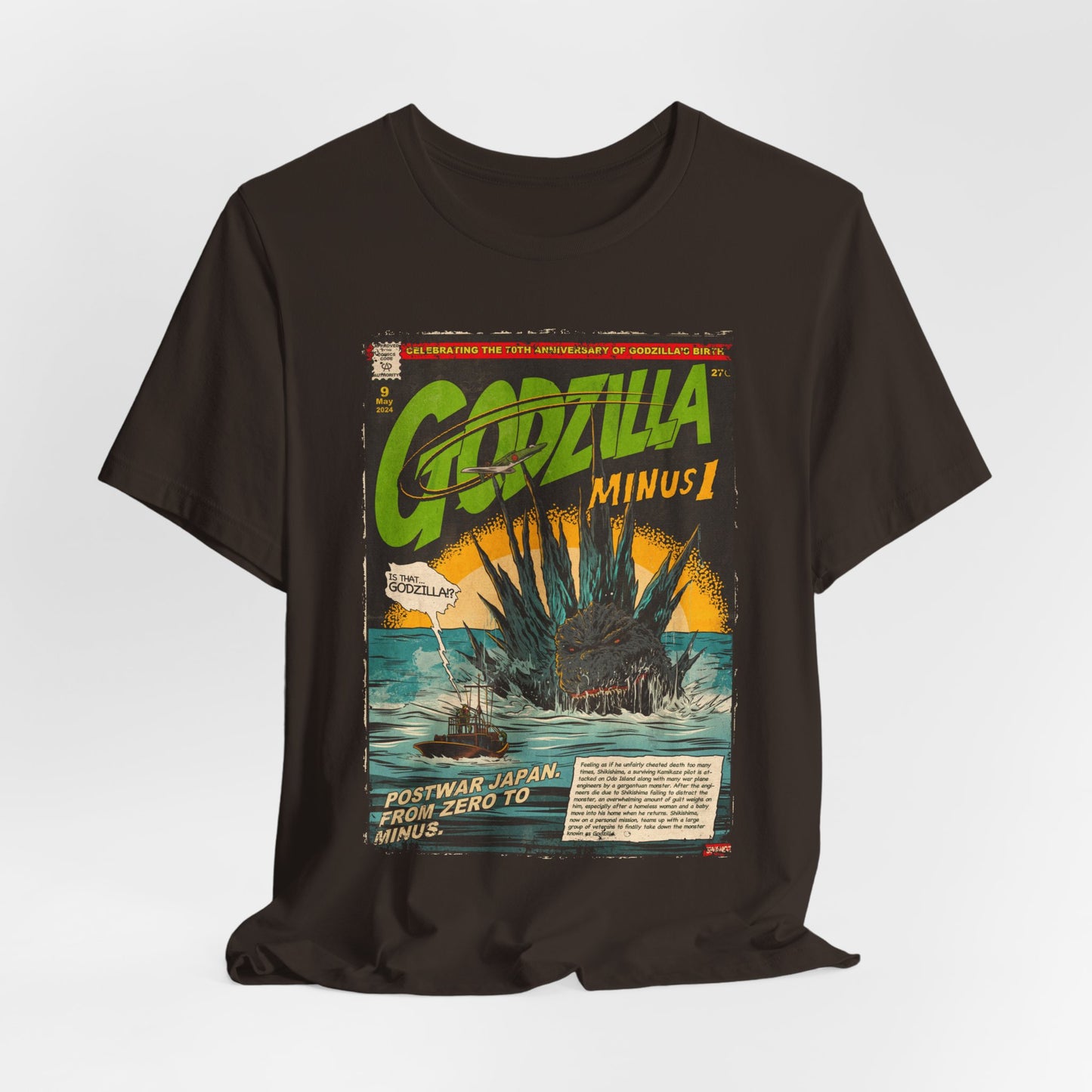 Godzilla Minus One Movie | Unisex Graphic Short Sleeve Tee