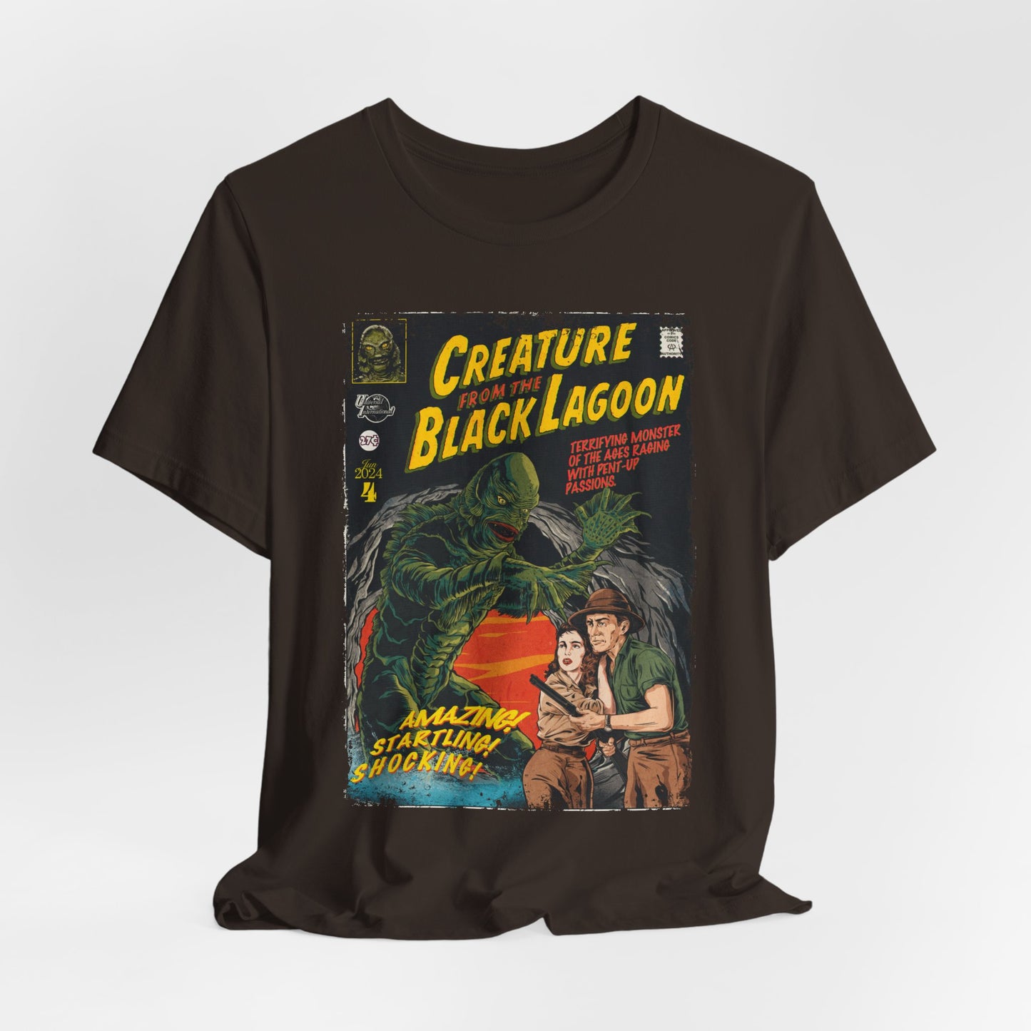 Creature From The Black Lagoon Horror Movie | Unisex Graphic Short Sleeve Tee