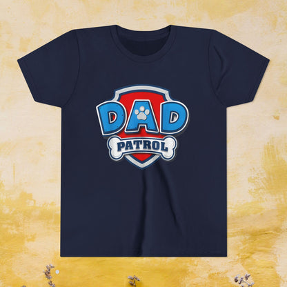 Dad Patrol - Paw Patrol Father's Day T-shirt - Animation TV Series Youth Short Sleeve Tee