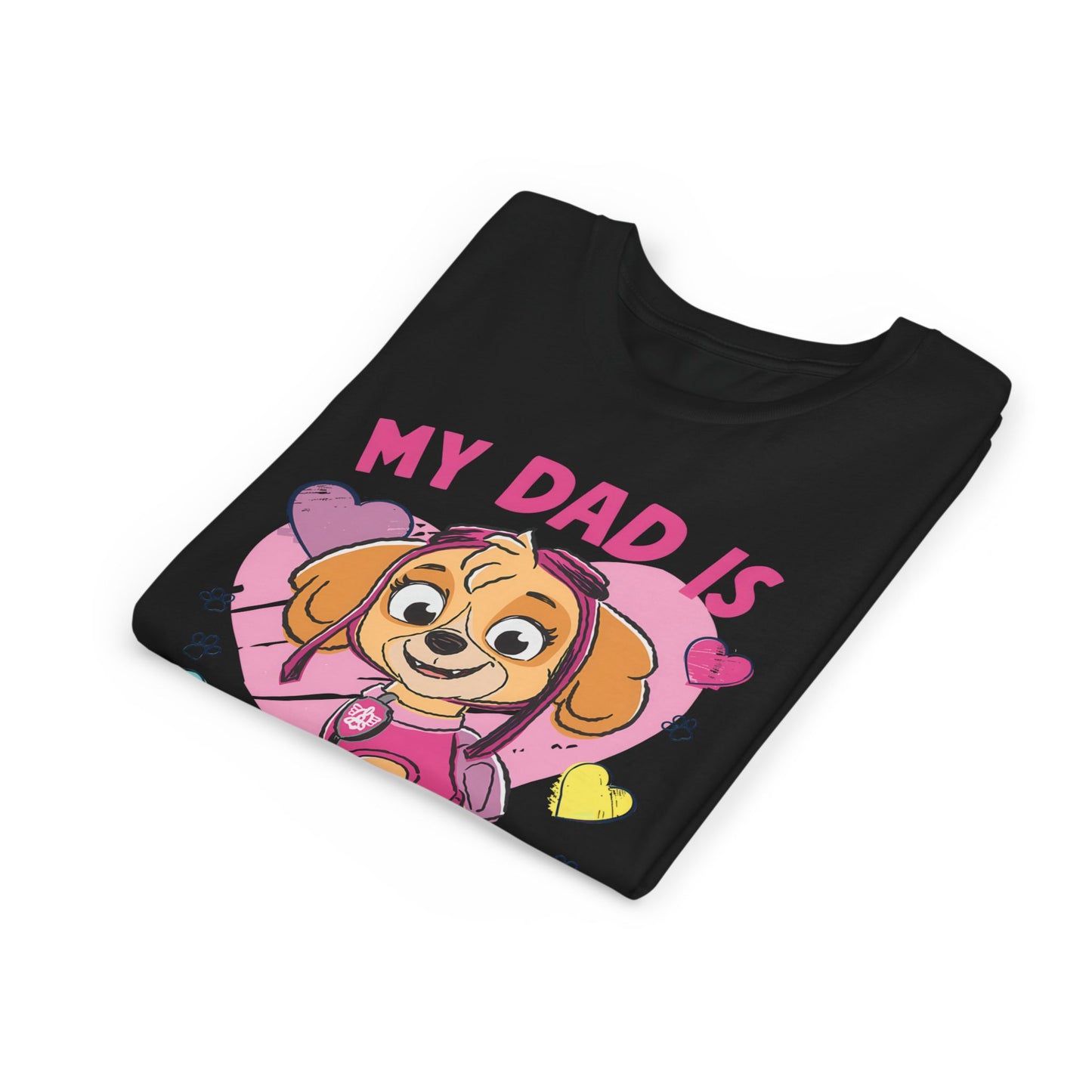 My Dad is Pawsome - Paw Patrol Father's Day T-shirt - Animation TV Series Youth Short Sleeve Tee