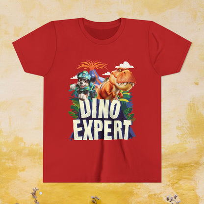 Dino Expert - Paw Patrol: The Dino Movie T-shirt - Animation TV Series Youth Short Sleeve Tee