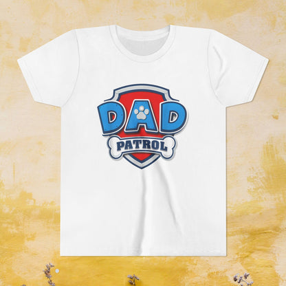Dad Patrol - Paw Patrol Father's Day T-shirt - Animation TV Series Youth Short Sleeve Tee