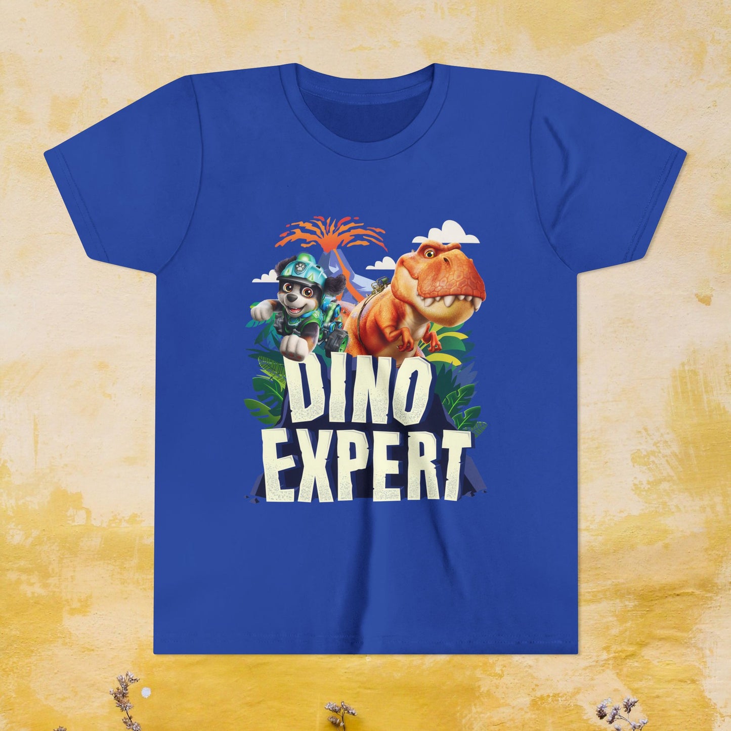 Dino Expert - Paw Patrol: The Dino Movie T-shirt - Animation TV Series Youth Short Sleeve Tee