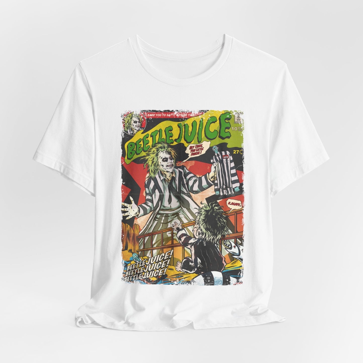 Beetlejuice Horror Movie | Unisex Graphic Short Sleeve Tee