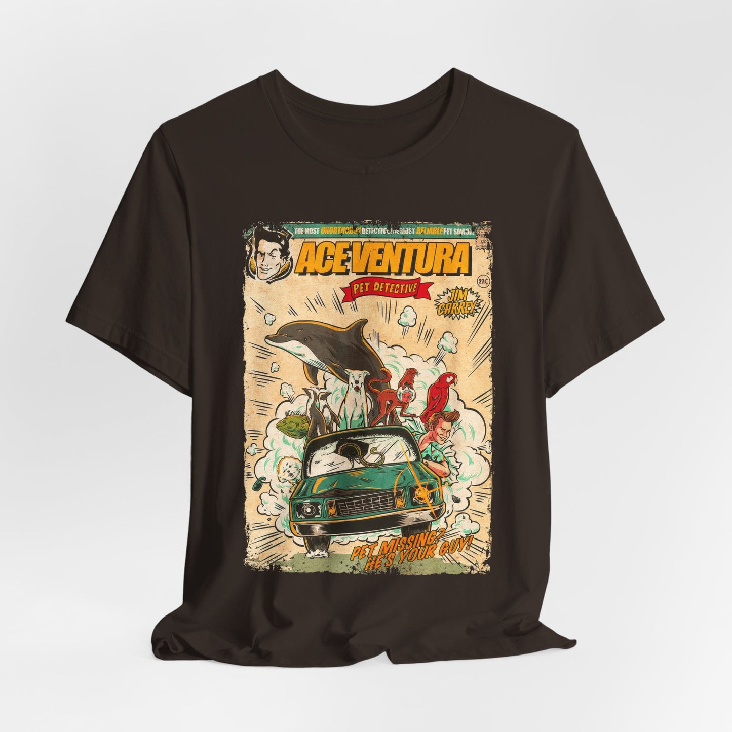 Ace Ventura Movie | Unisex Graphic Short Sleeve Tee
