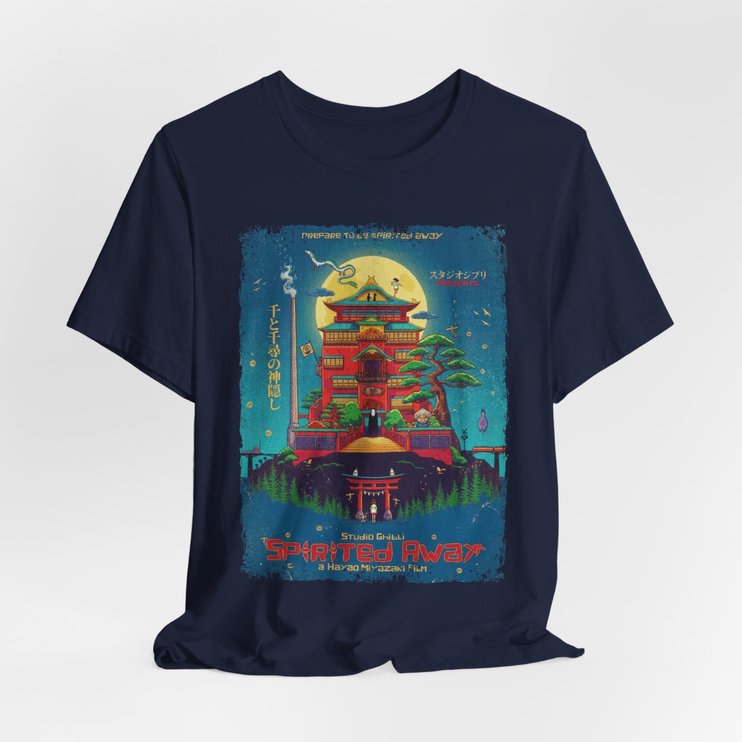 Ghibli's Spirited Away Anime Movie T-Shirt | Unisex Graphic Short Sleeve Tee