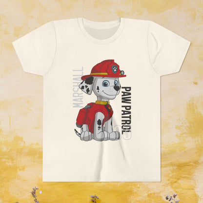 Marshall - Paw Patrol T-shirt - Animation TV Series Youth Short Sleeve Tee