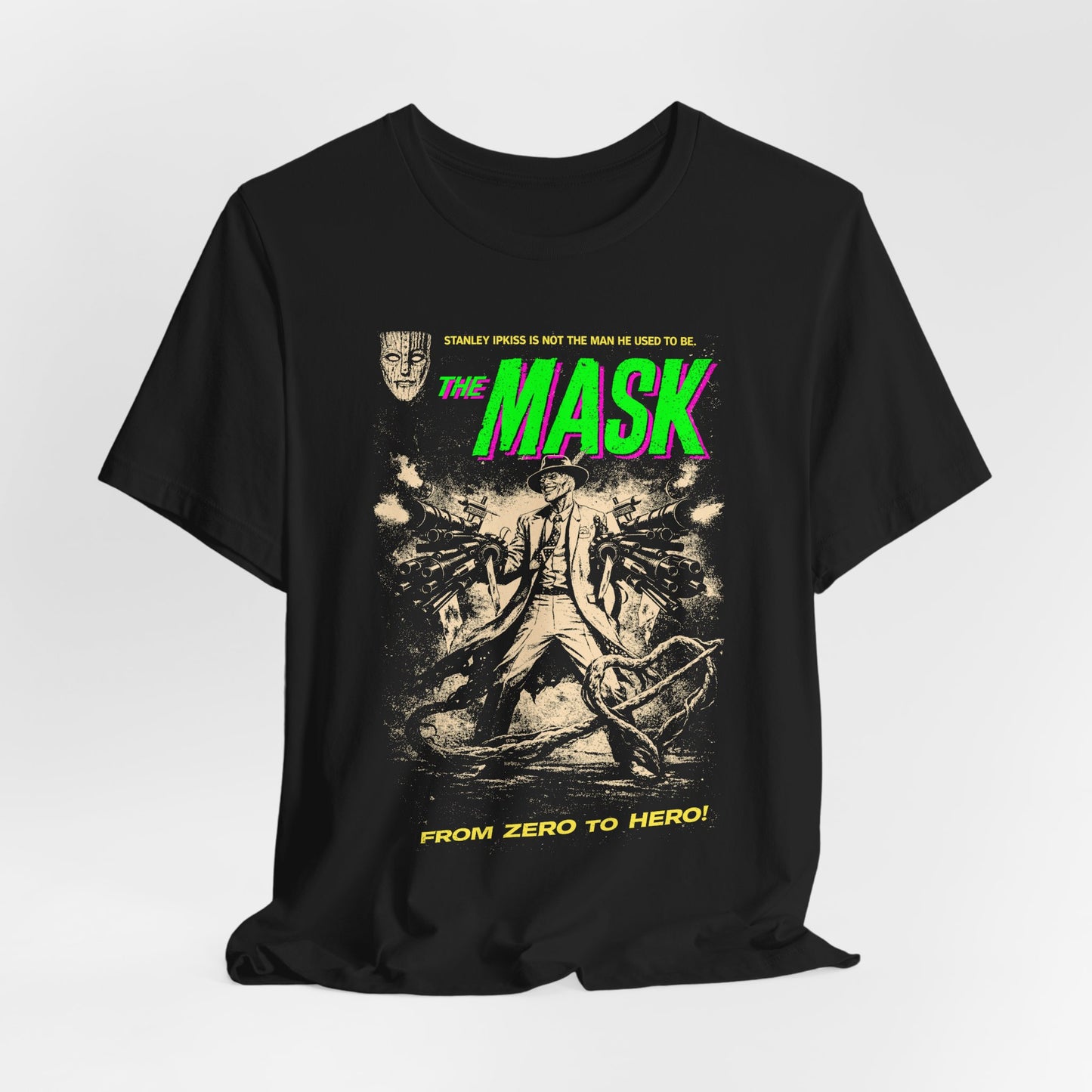 The Mask Horror Superhero Movie T-Shirt | Unisex Graphic Short Sleeve Tee