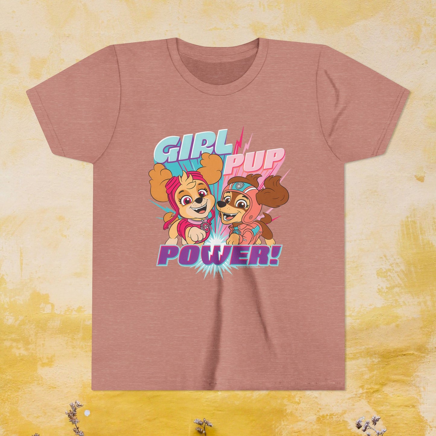 Girl Pup Power! - Paw Patrol T-shirt - Animation TV Series Youth Short Sleeve Tee