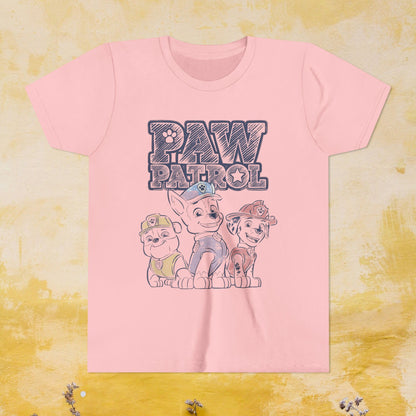 Paw Patrol T-shirt - Animation TV Series Youth Short Sleeve Tee