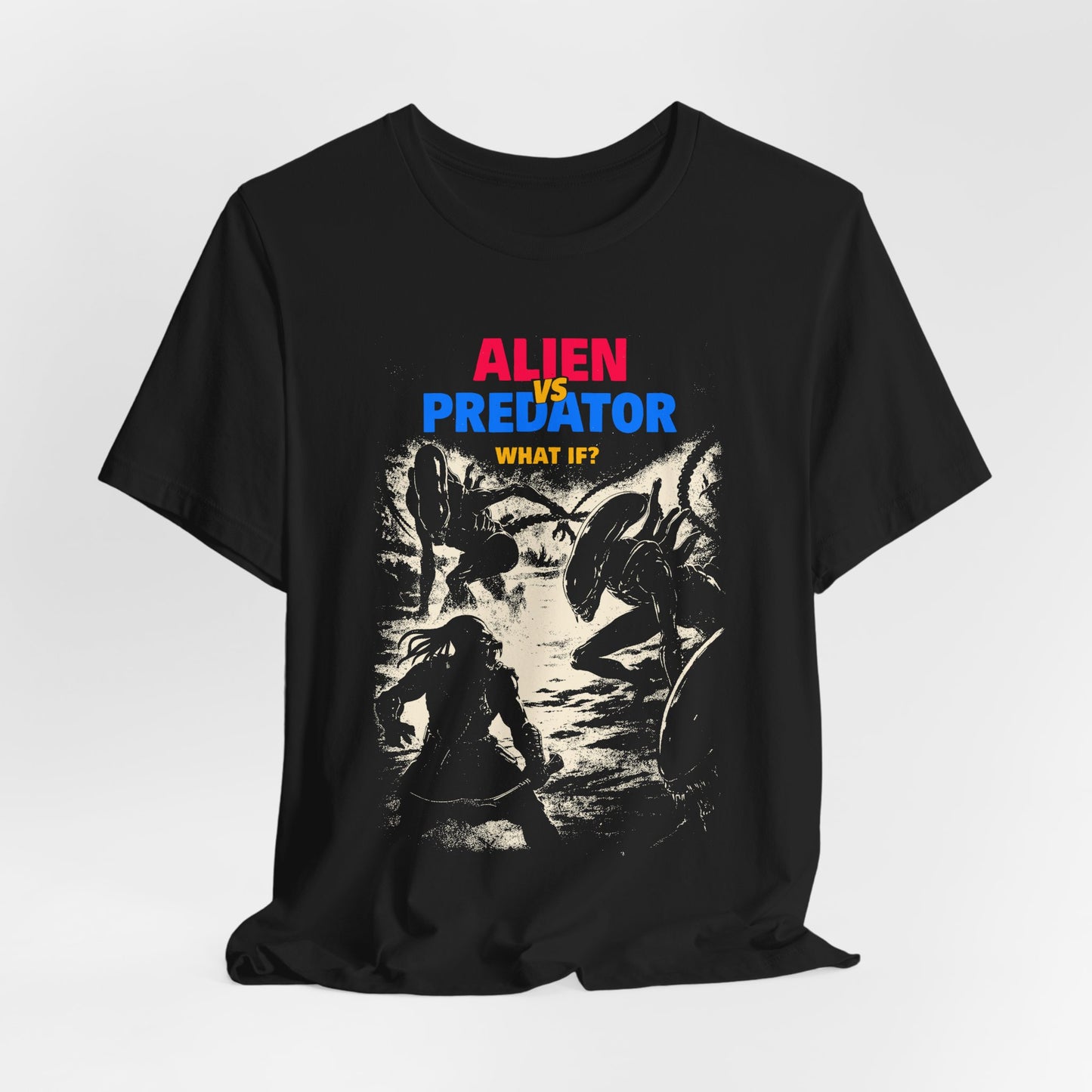 Alien Vs Predator Sci-fi Movie T-Shirt | Unisex Graphic Short Sleeve Tee