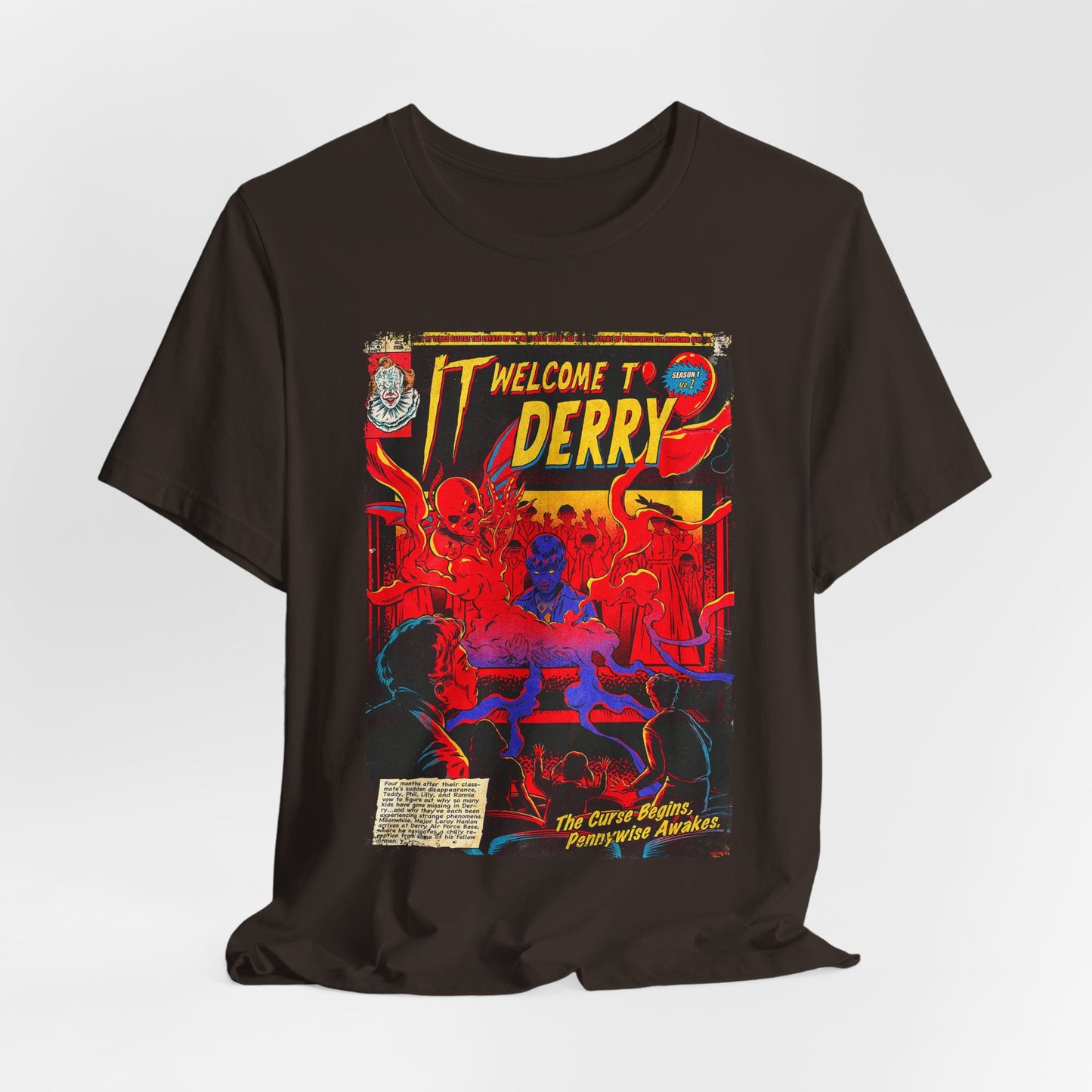 IT Welcome To Derry Horror TV Series | Unisex Graphic Short Sleeve Tee