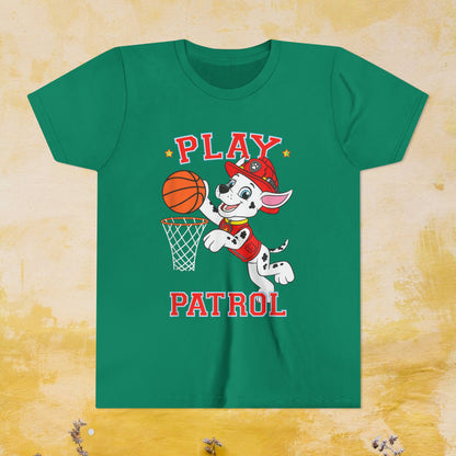 Play Patrol - Paw Patrol T-shirt - Animation TV Series Youth Short Sleeve Tee