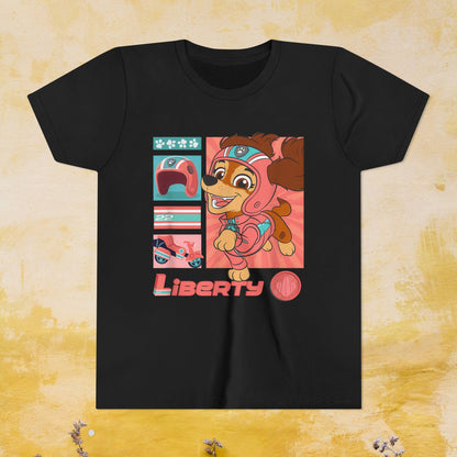 Liberty - Paw Patrol T-shirt - Animation TV Series Youth Short Sleeve Tee