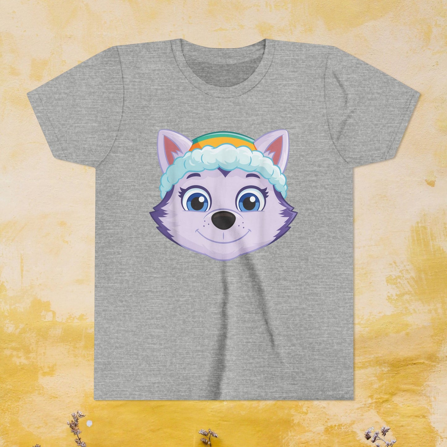 Everest - Paw Patrol T-shirt - Animation TV Series Youth Short Sleeve Tee