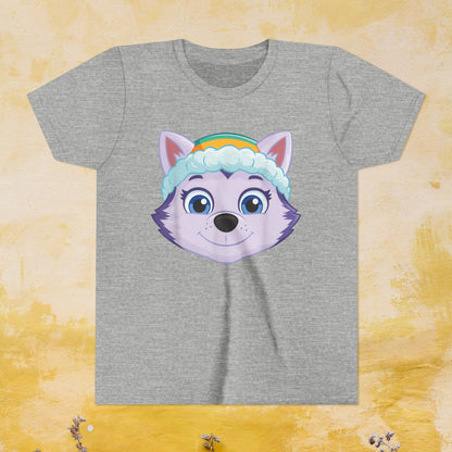 Everest - Paw Patrol T-shirt - Animation TV Series Youth Short Sleeve Tee