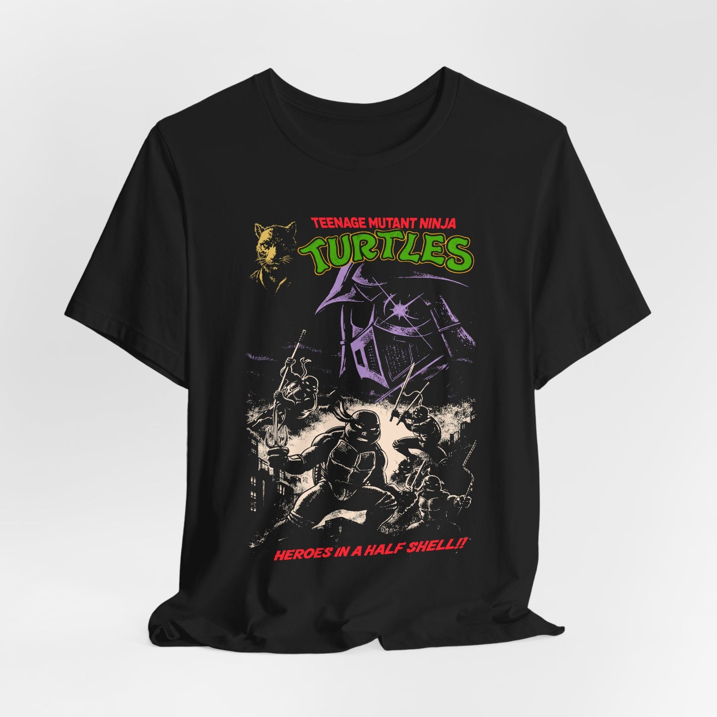 Teenage Mutant Ninja Turtles Animation Superhero Movie T-Shirt | Unisex Graphic Short Sleeve Tee