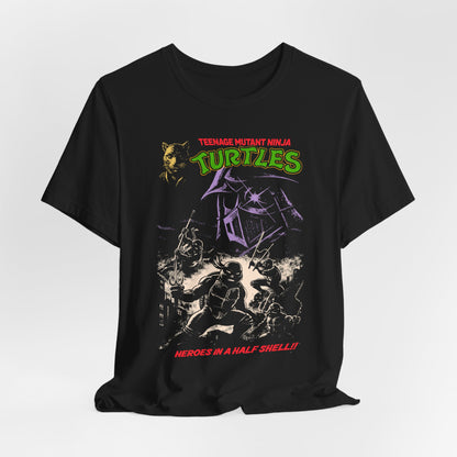 Teenage Mutant Ninja Turtles Animation Superhero Movie T-Shirt | Unisex Graphic Short Sleeve Tee