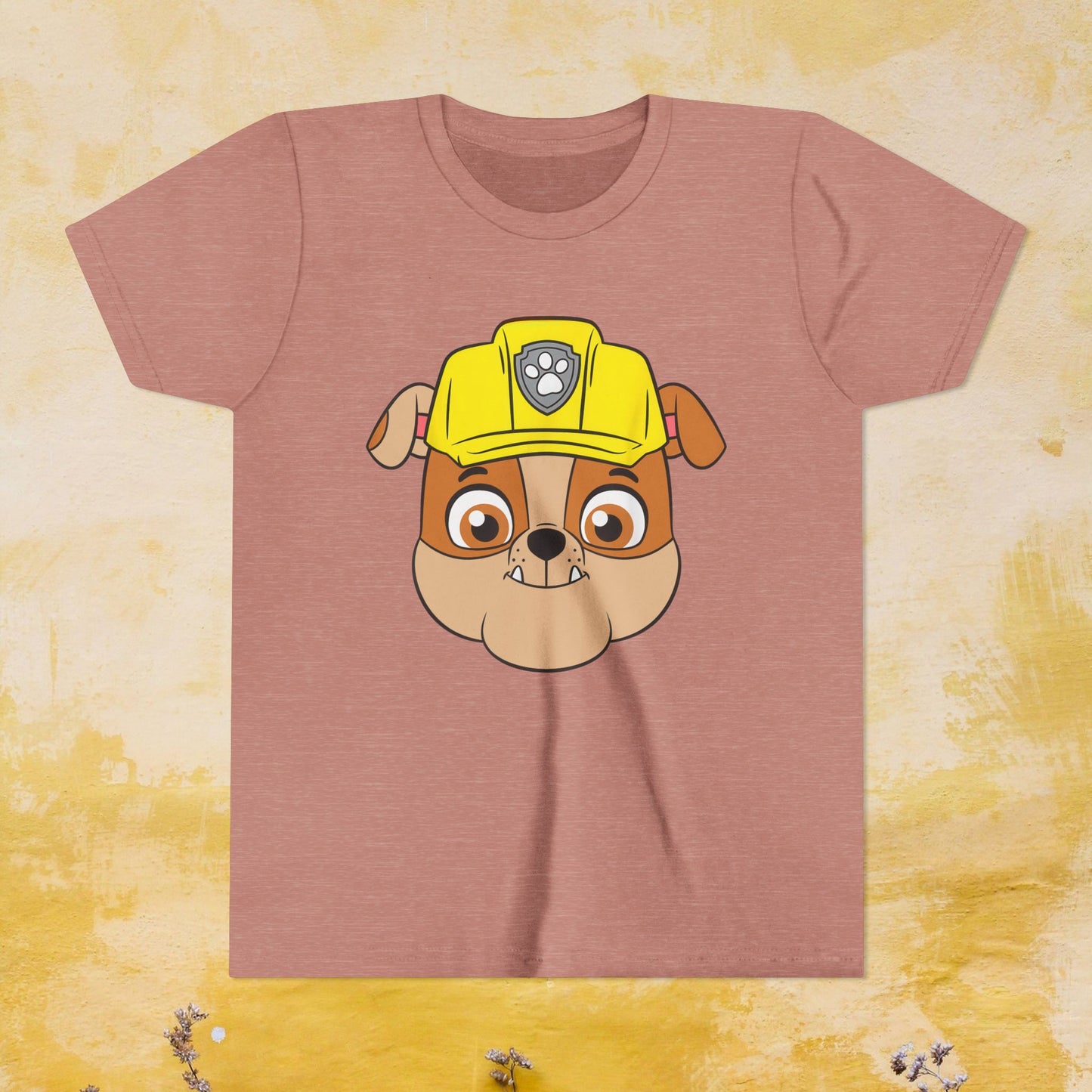 Rubble - Paw Patrol T-shirt - Animation TV Series Youth Short Sleeve Tee