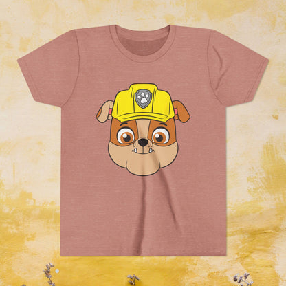 Rubble - Paw Patrol T-shirt - Animation TV Series Youth Short Sleeve Tee