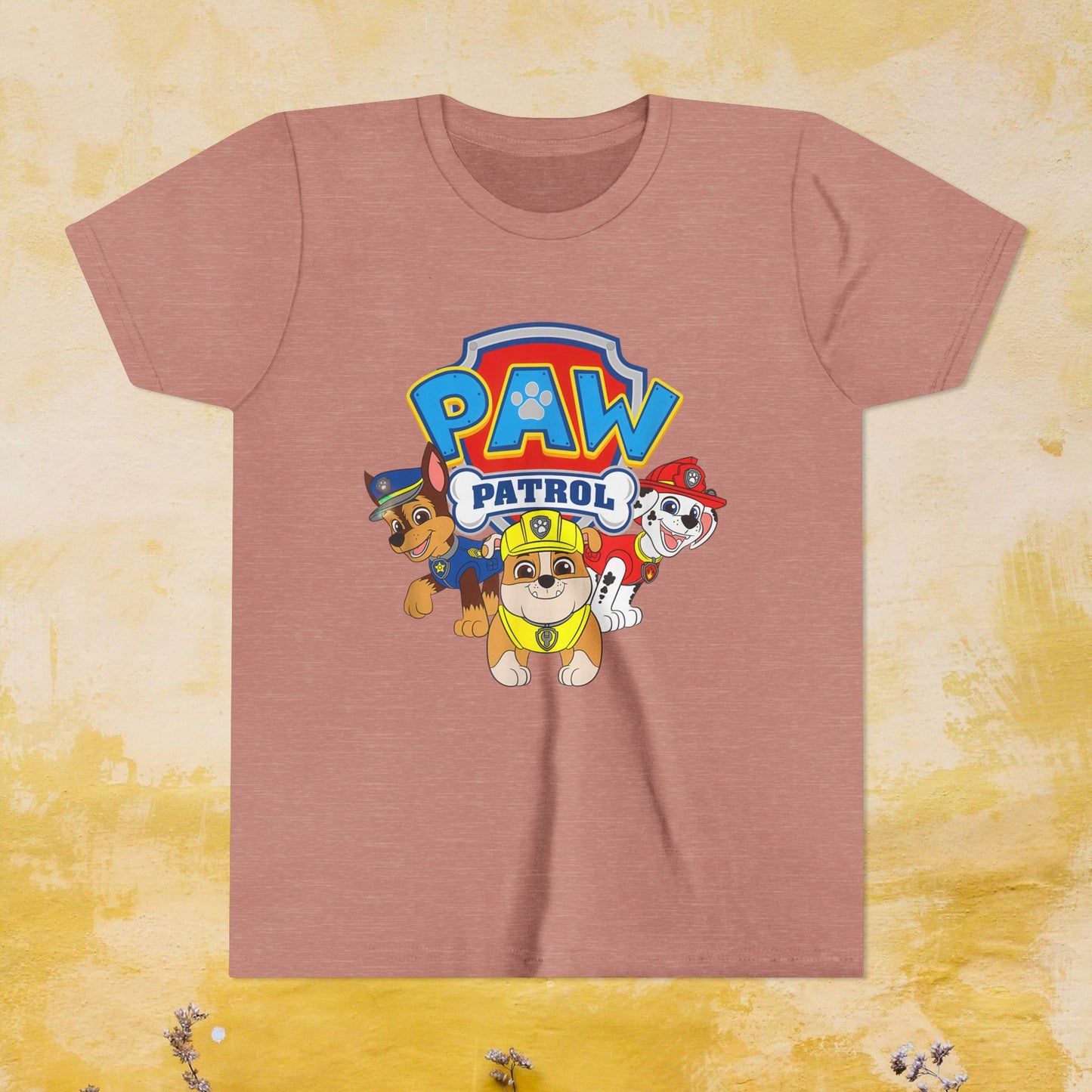 Paw Patrol T-shirt - Animation TV Series Youth Short Sleeve Tee